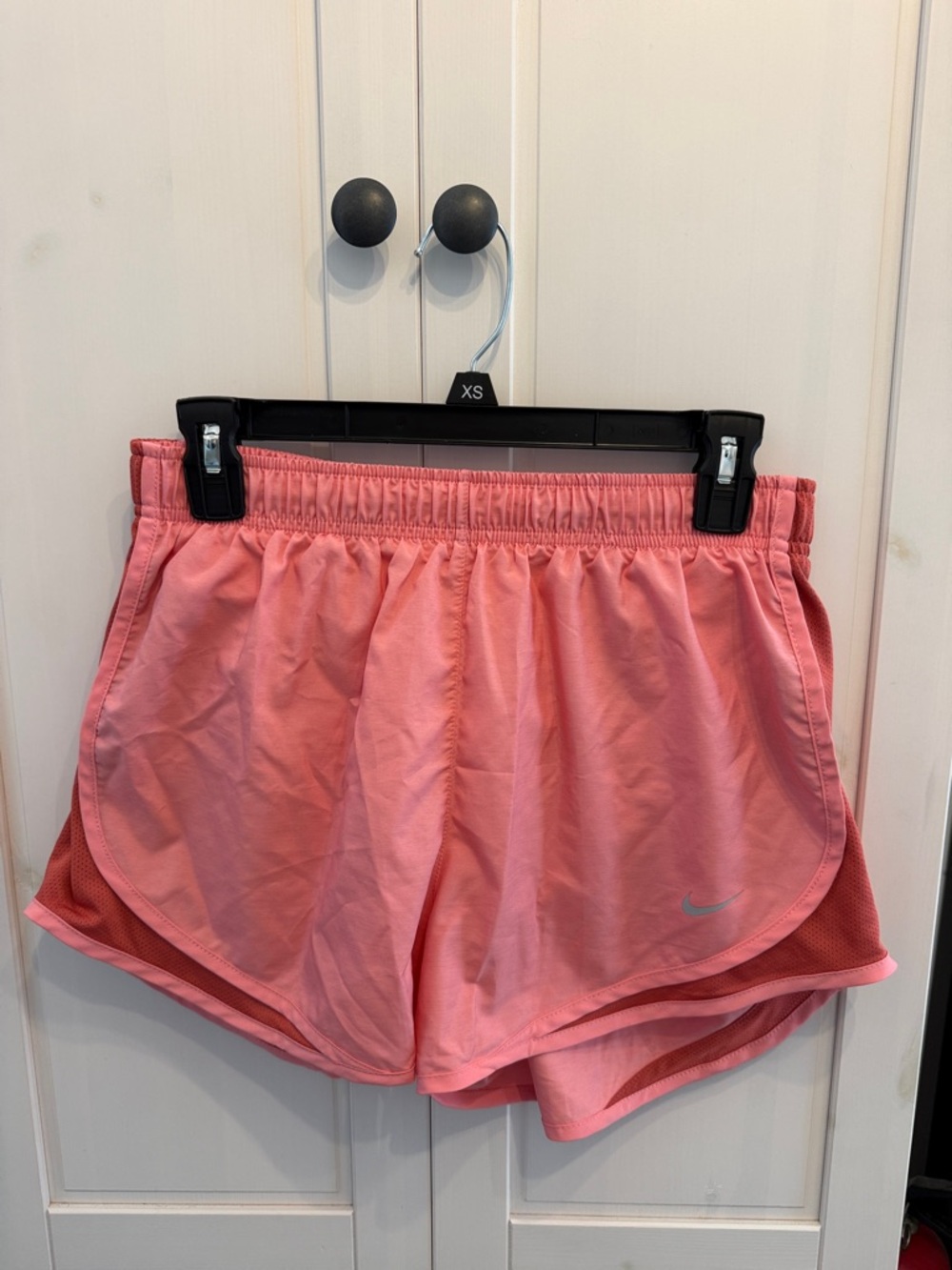 Nike Women's Coral Pink Athletic Shorts